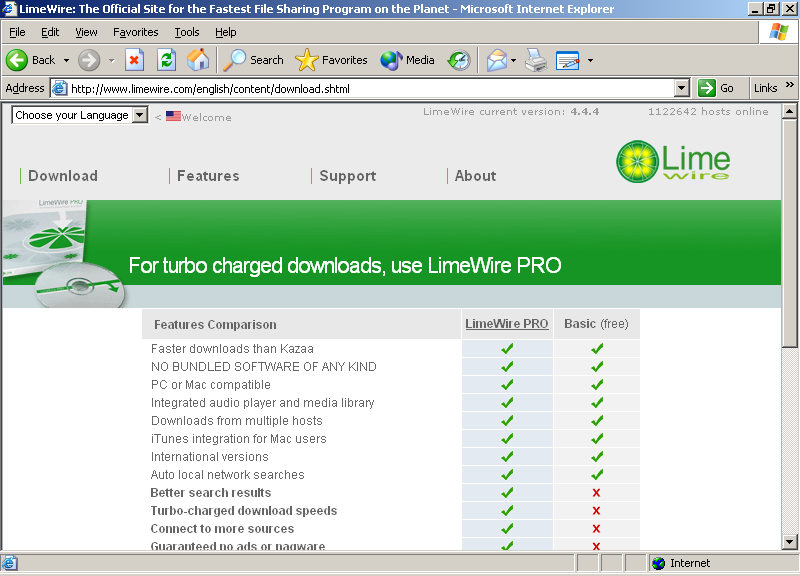 limewire type programs for mac